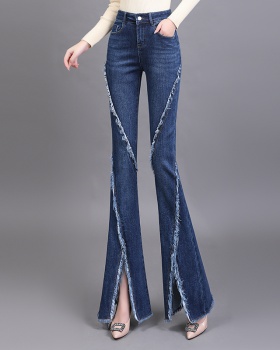 Autumn and winter mopping pants slim loose jeans for women