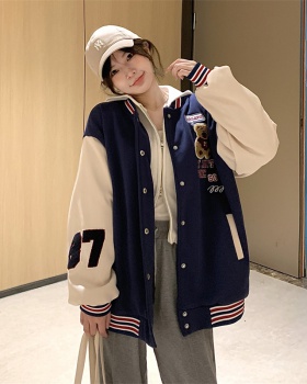 Maiden Korean style baseball uniforms Casual cubs coat
