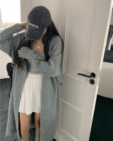 Exceed knee autumn cardigan long sweater for women