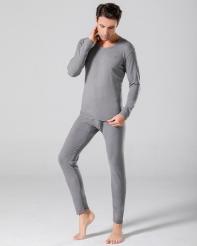 Autumn and winter warmth underware sweater a set for men